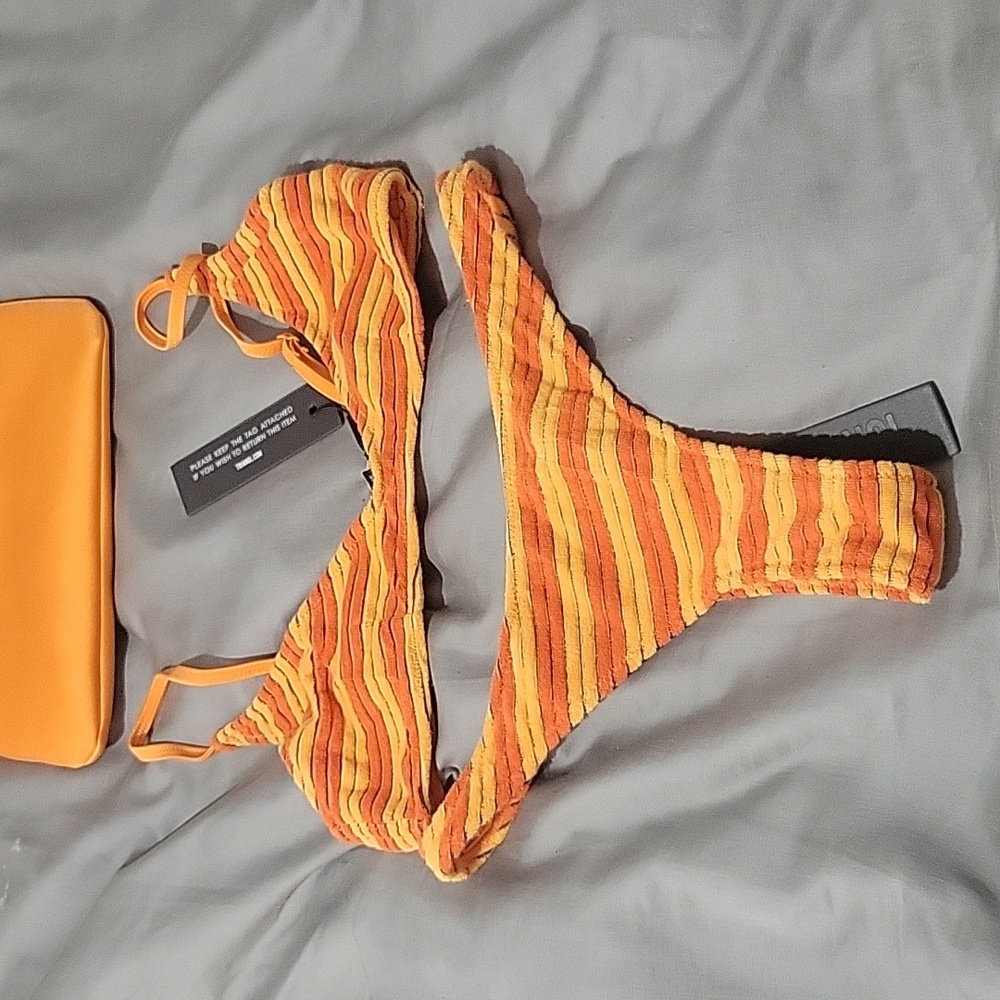 Triangl terry striped bikini